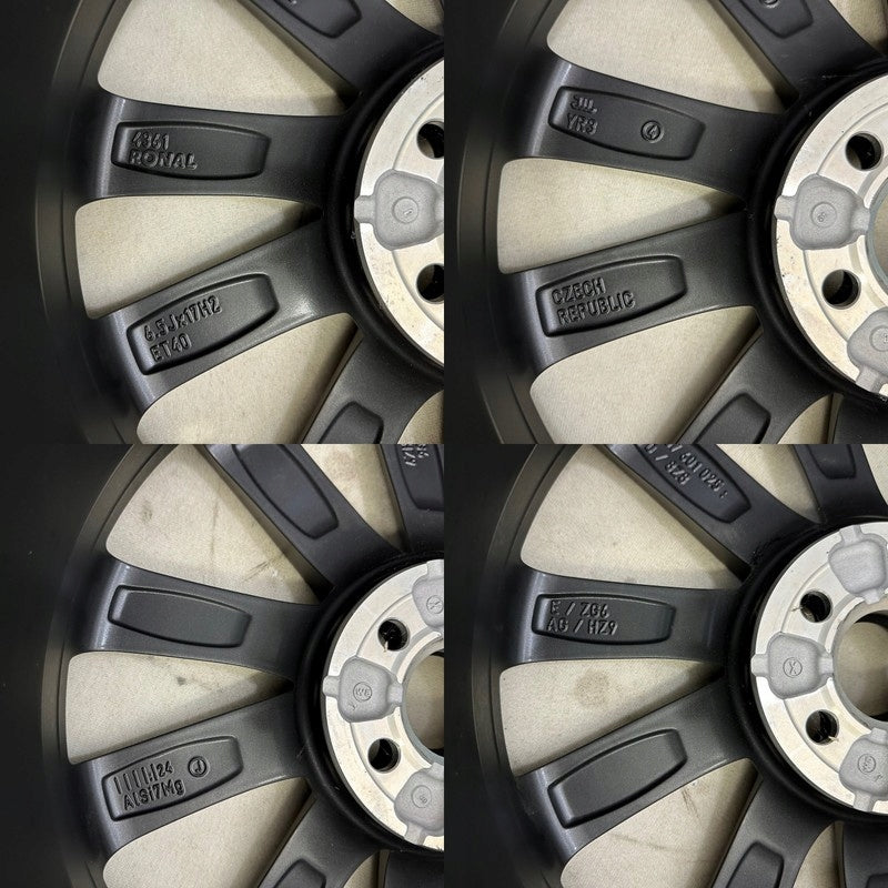 1x Alufelge 17 Zoll 7.5" 5x100 40ET Matt Graphit 657601025 Mg Rim Wheel FEL7488834702ii