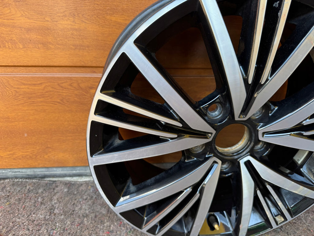 1x Alufelge 16 Zoll 6.5" 5x112 46ET Glanz Schwarz 5G0601025CD VW Golf Vii FEL1867151955fz