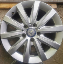 Load image into Gallery viewer, 4x Alufelge 16 Zoll 6.5" 5x112 49ET Glanz Silber A2464010500 Mercedes-Benz FEL3219803090zl