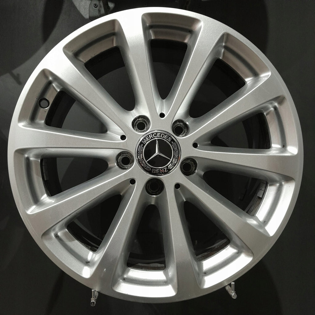 4x Alufelge 17 Zoll 7.5" 5x112 40ET Glanz Silber A2134011300 Mercedes-Benz W213 FEL7402267294wq