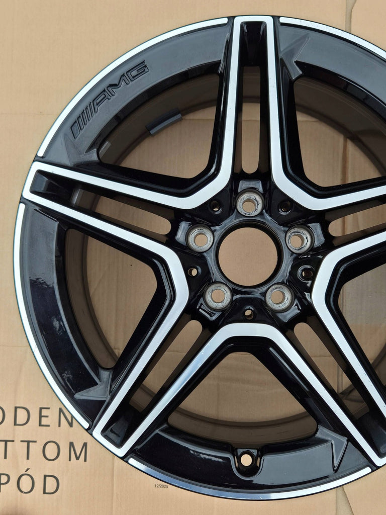 1x Alufelge 18 Zoll 8.0" 5x112 43ET Glanz Schwarz A2134016300 Mercedes-Benz W213 FEL6792937814gy