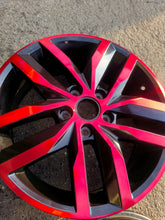 Load image into Gallery viewer, 1x Alufelge 17 Zoll 6.0" 4x100 50ET Glanz 2K5601025K VW Caddy III Alltrack FEL5359472770kb