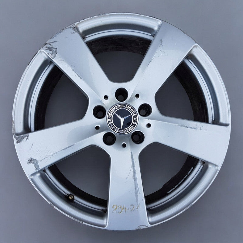 1x Alufelge 18 Zoll 9.0" 5x112 54ET Glanz Silber A2124011402 Mercedes-Benz W212