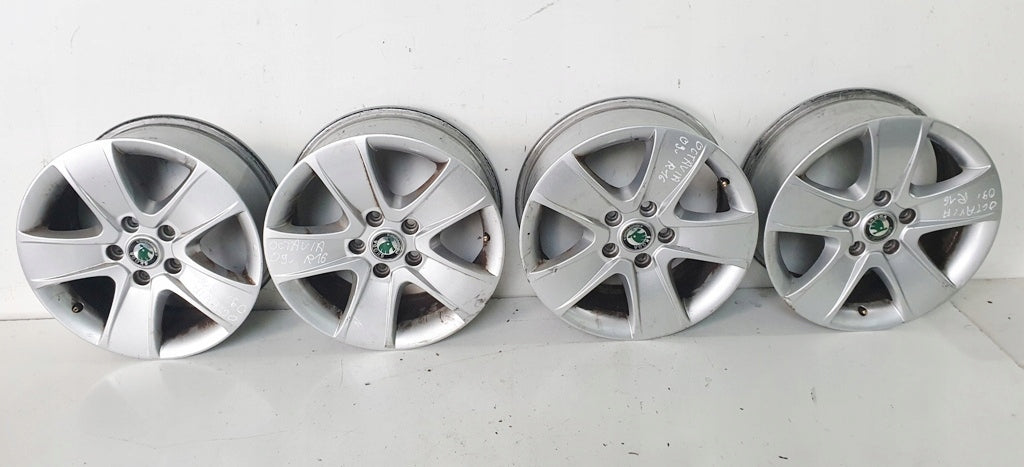 4x Alufelge 16 Zoll 3.5" 5x112 656675670 Skoda Octavia Ii Rim Wheel