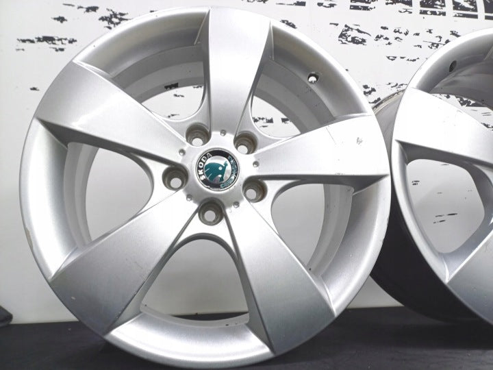 4x Alufelge 17 Zoll 7.0" 5x112 54ET 1Z0601025D Skoda I Golf VIII Caddy V Touran FEL6989735495ut