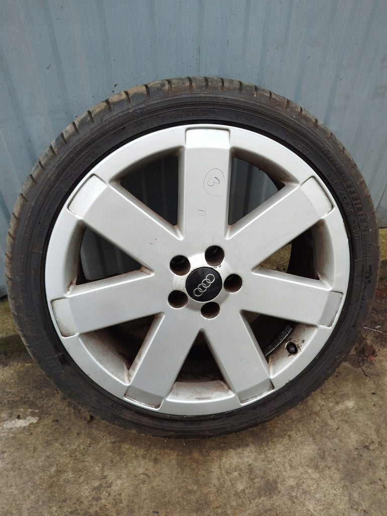 1x Alufelge 18 Zoll 7.5" 5x100 32ET Glanz Silber 8N0601025T Audi Rim Wheel FEL8682422705aw