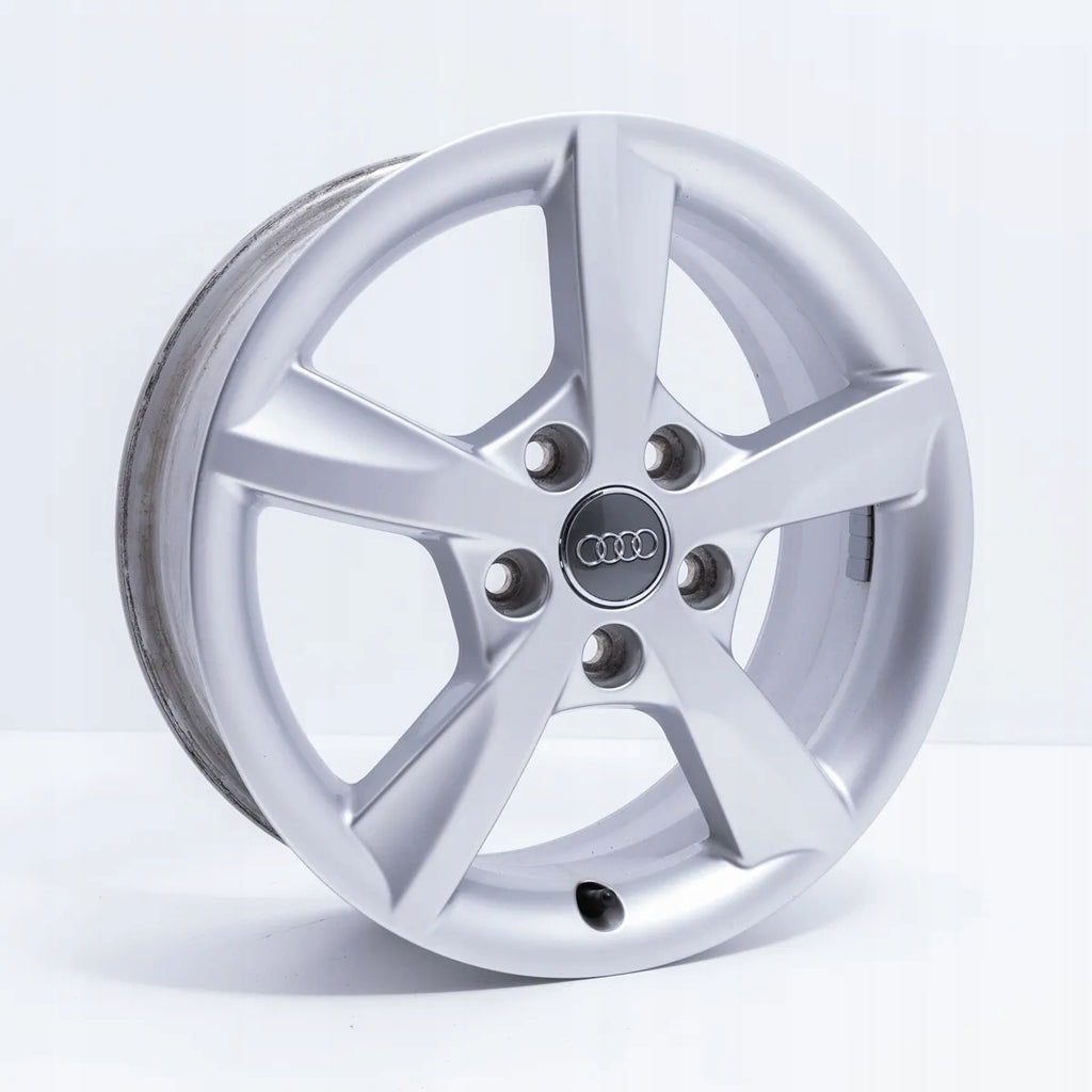 4x Alufelge 16 Zoll 6.0" 5x112 48ET Glanz Silber Audi Rim Wheel FEL6828269199zq
