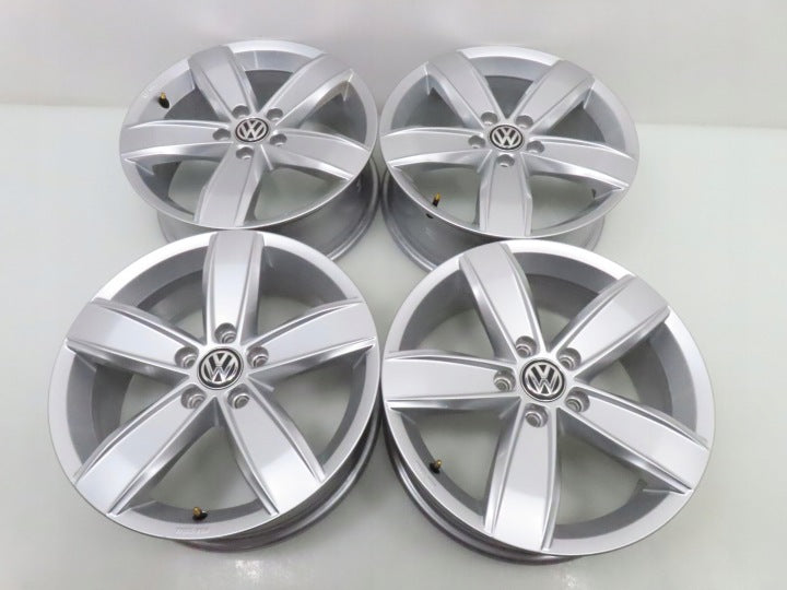 4x Alufelge 17 Zoll 6.5" 5x112 41ET Glanz Silber 3G0071497B VW Tiguan Golf I FEL7072206911fr