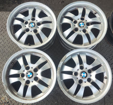 Laden Sie das Bild in den Galerie-Viewer, 1x Alufelge 16 Zoll 7.0" 5x120 34ET Glanz Silber 6765762 BMW E90 Rim Wheel FEL2262076333gf