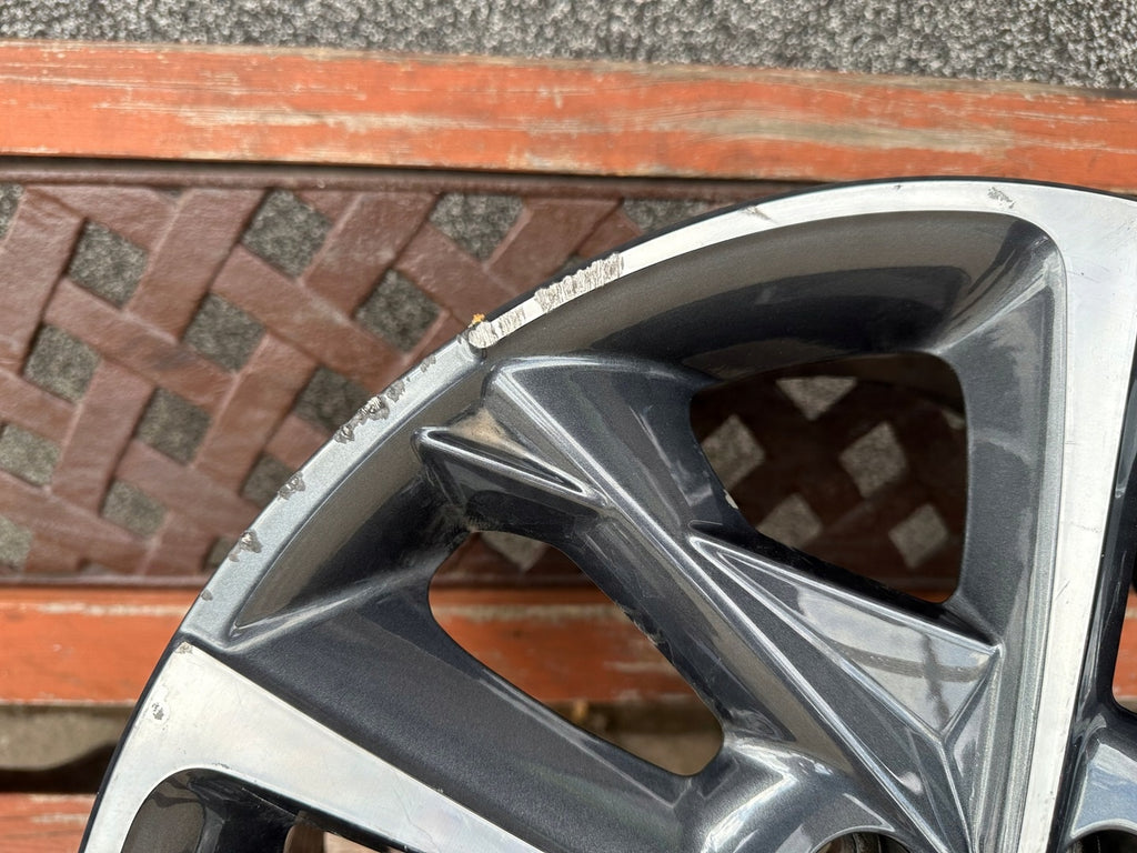 1x Alufelge 17 Zoll 7.0" 5x114.3 53ET Glanz Graphit 52910-G4700 Hyundai I30 Mg