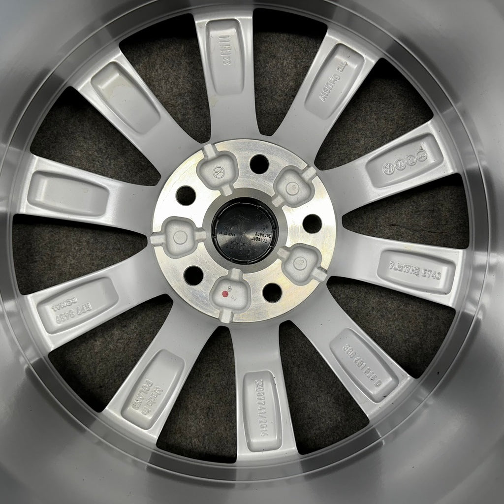 1x Alufelge 17 Zoll 7.0" 5x112 40ET Glanz Silber 3G0601025D VW Passat Rim Wheel FEL2441236890vg