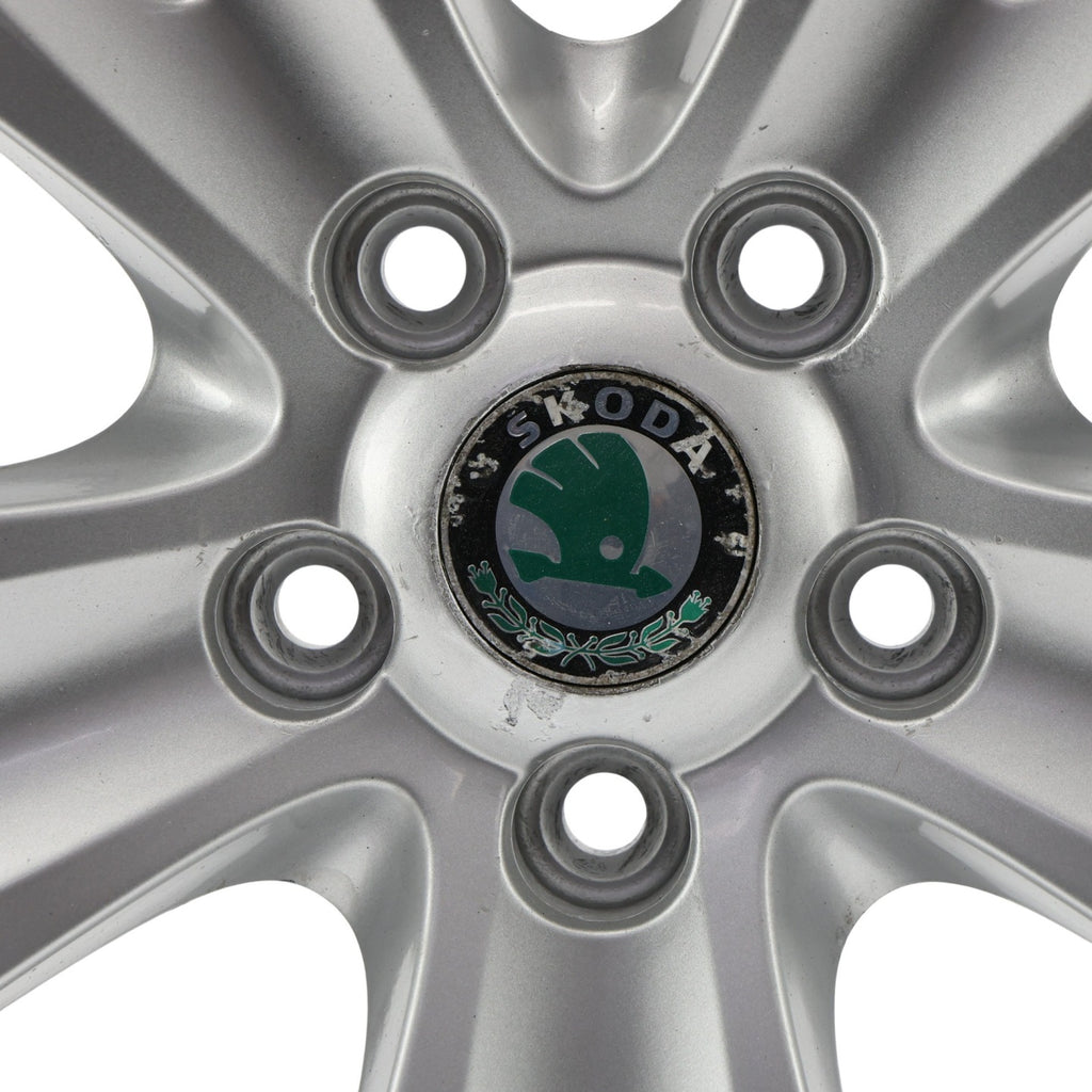 1x Alufelge 17 Zoll 7.5" 5x112 49ET Glanz Silber 3T0601025D Skoda Superb FEL6441346413xo