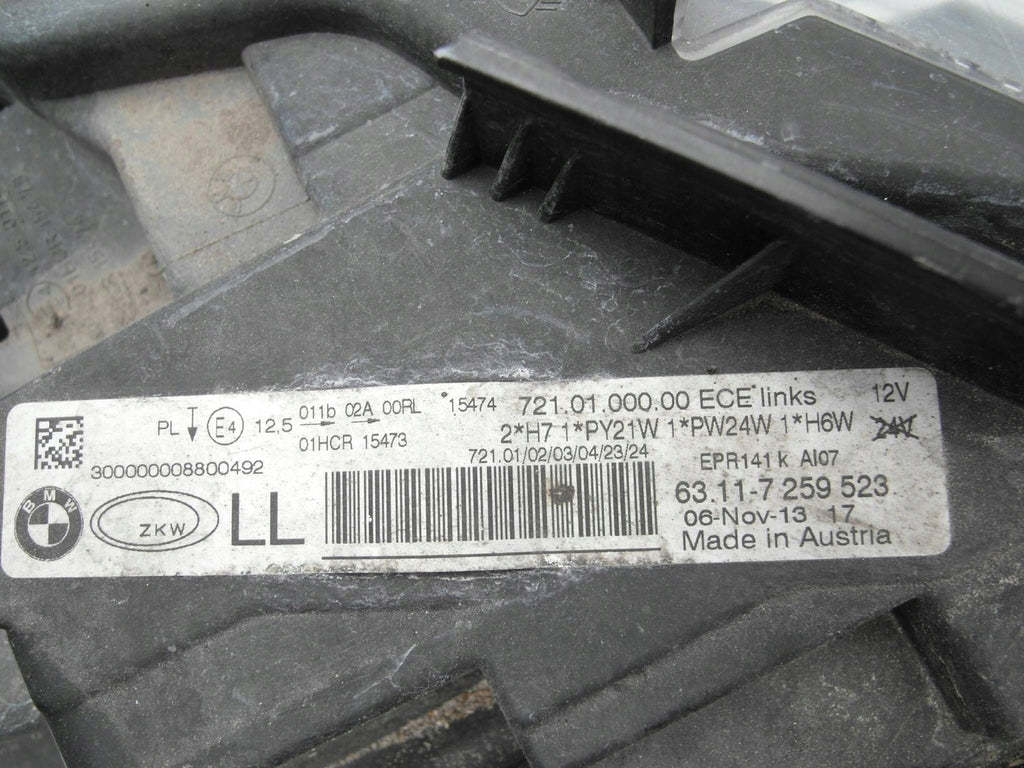 Frontscheinwerfer BMW 3 F30 300008800492 7259523 Links Scheinwerfer Headlight SCH3129741249sa