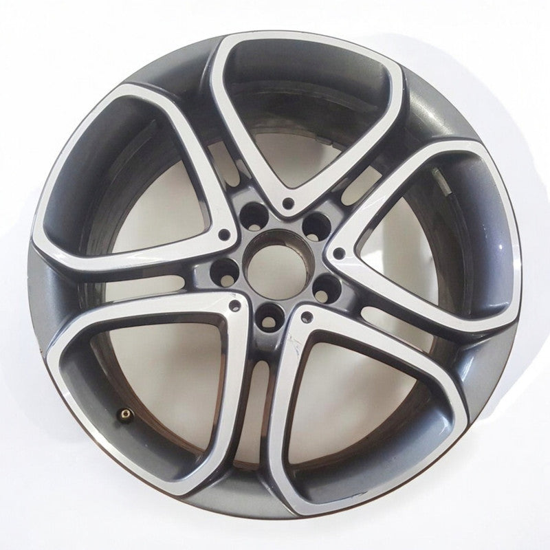 1x Alufelge 18 Zoll 9.5" 5x112 48ET Glanz Grau A2184012402 Mercedes-Benz Cls