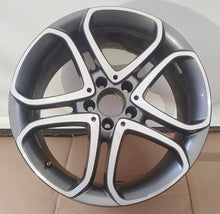 Laden Sie das Bild in den Galerie-Viewer, 1x Alufelge 18 Zoll 9.5&quot; 5x112 48ET Glanz Grau A2184012402 Mercedes-Benz Cls