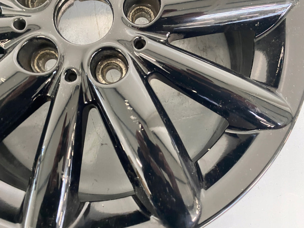 1x Alufelge 16 Zoll 5.5" 5x112 46ET Glanz Schwarz 6866674 Mini F57 F56 F55 FEL5873960466ga
