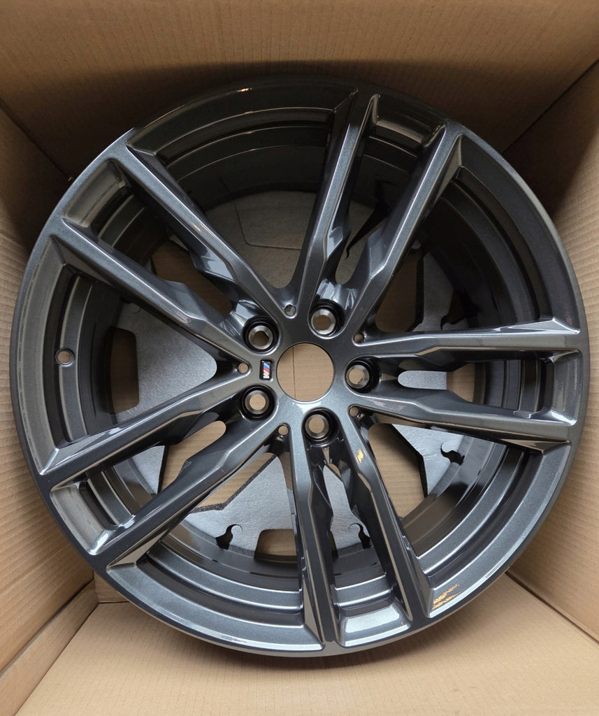 1x Alufelge 19 Zoll 7.5" 5x112 32ET Graphit 8093921 BMW X3 G01 G02 Rim Wheel FEL3418054368sn