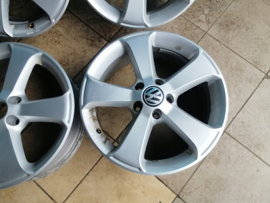 4x Alufelge 17 Zoll 6.5" 5x112 39ET 1K8071497 VW Rim Wheel FEL2938261664cs
