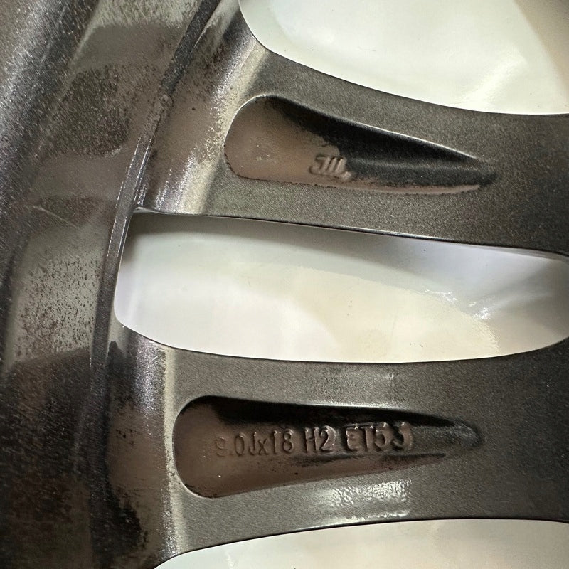 1x Alufelge 18 Zoll 9.0" 5x112 53ET Glanz Graphit A2134010400 Mercedes-Benz Mg FEL8183825751bp