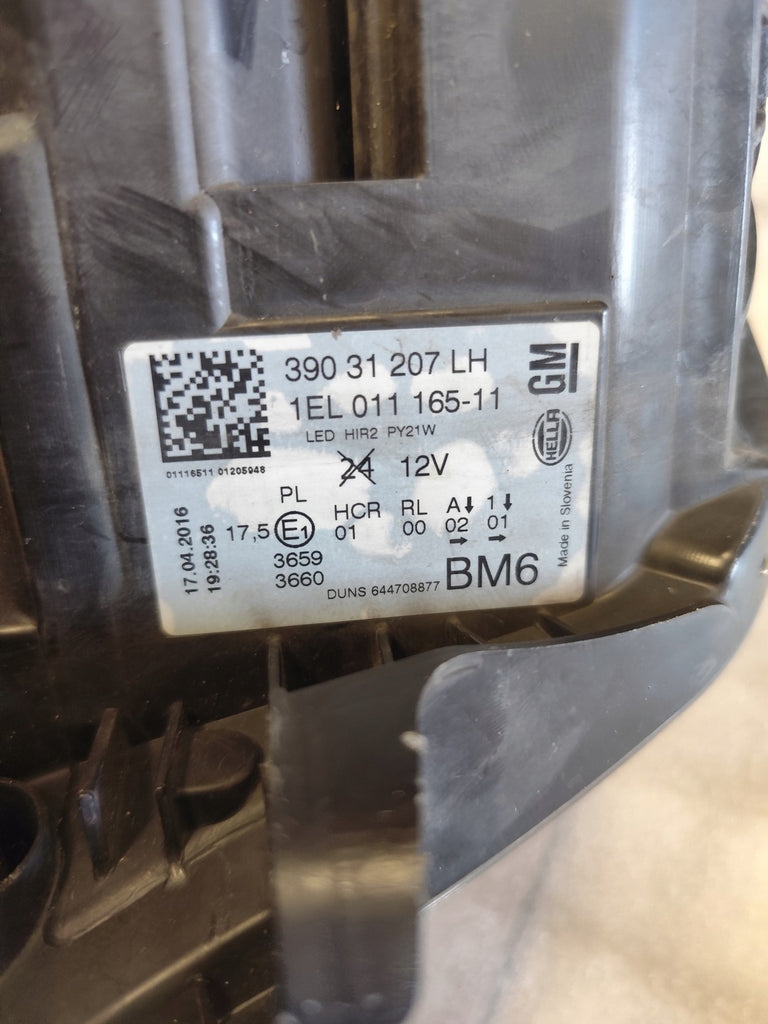 Frontscheinwerfer Opel Insignia A 39031207 Ein Stück (Rechts oder Links) SCH6684726245qg