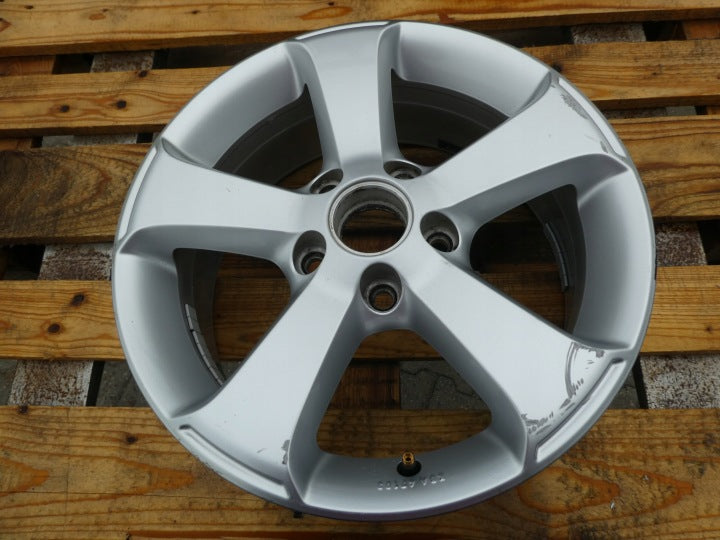 1x Alufelge 16 Zoll 6.0" 5x112 50ET Glanz Silber 1T4071496 VW Rim Wheel FEL2003265769fw