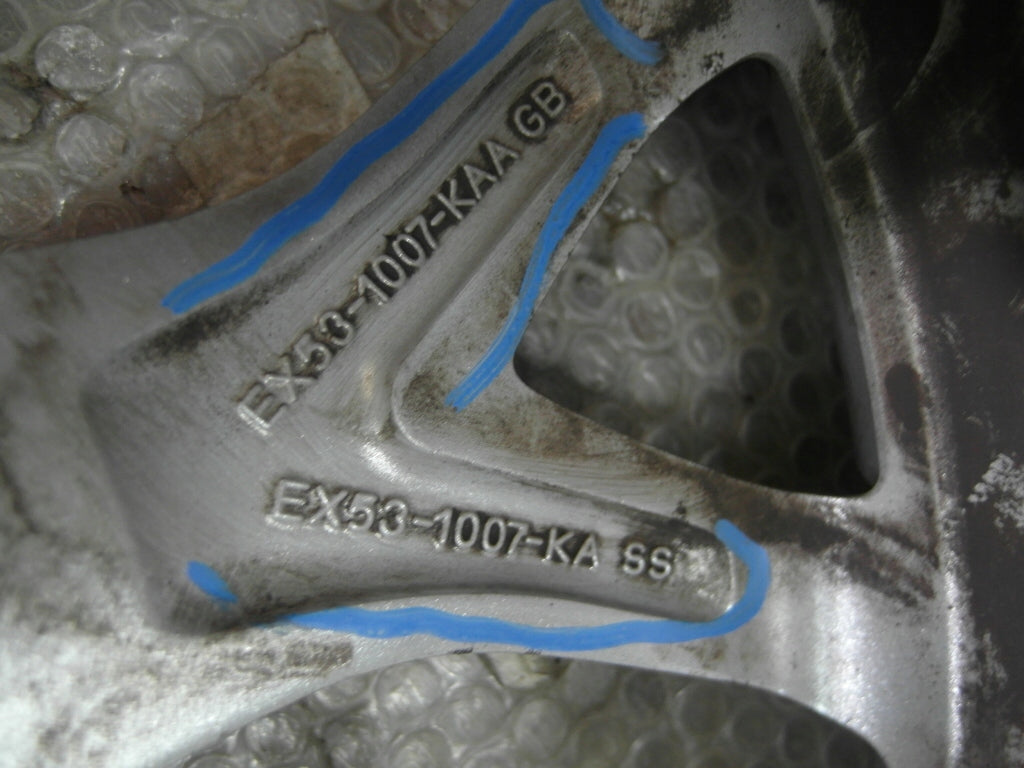 1x Alufelge 19 Zoll 9.5" 5x108 27ET EX53-1007-KA Jaguar F Type Rim Wheel FEL3122117171ew