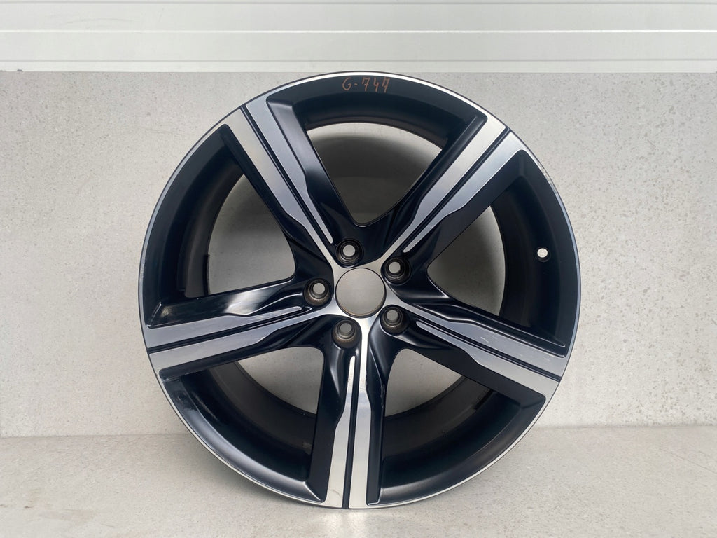 1x Alufelge 19 Zoll 8.5" 5x108 47ET Matt Schwarz 31471876 Volvo S90 V90 FEL7139581405sj