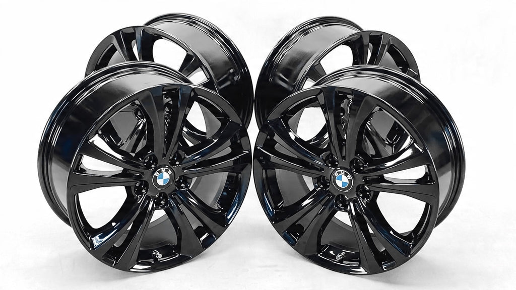 4x Alufelge 18 Zoll 7.5" 5x112 51ET Glanz Schwarz 6856069 BMW X2 F39 F48