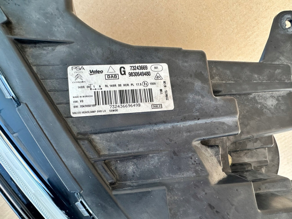 Frontscheinwerfer Citroën C4 III 9830649480 73243669 Links Headlight SCH7748555607oa