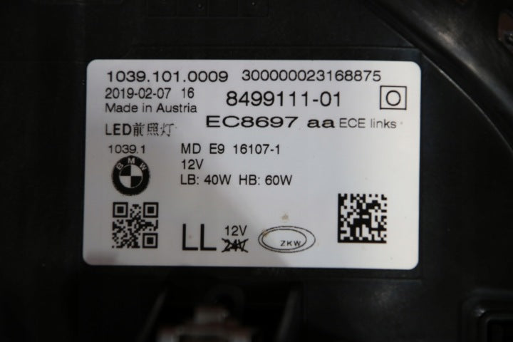 Frontscheinwerfer BMW G31 G30 8499111 8499112 Ein Satz Scheinwerfer Headlight SCH9762854799yu