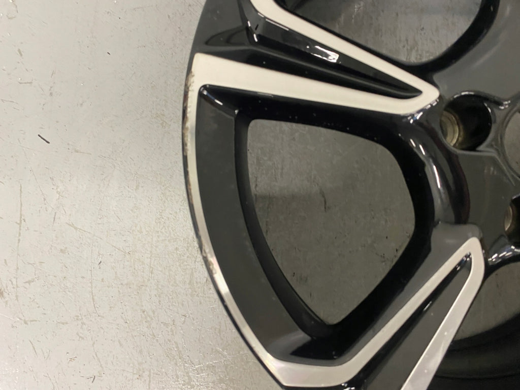 1x Alufelge 17 Zoll 7.0" 4x108 38ET Glanz Schwarz 39182183 Opel Corsa F FEL7756430098yv