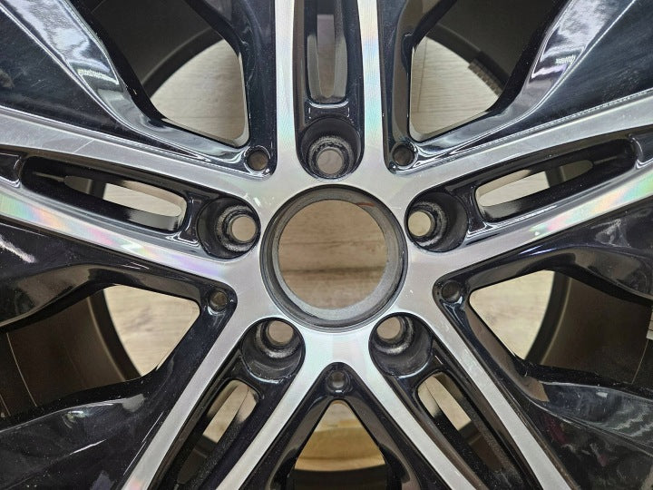 1x Alufelge 18 Zoll 8.5" 5x112 56ET Glanz Schwarz A2054018300 Mercedes-Benz W205 FEL7478537744hv