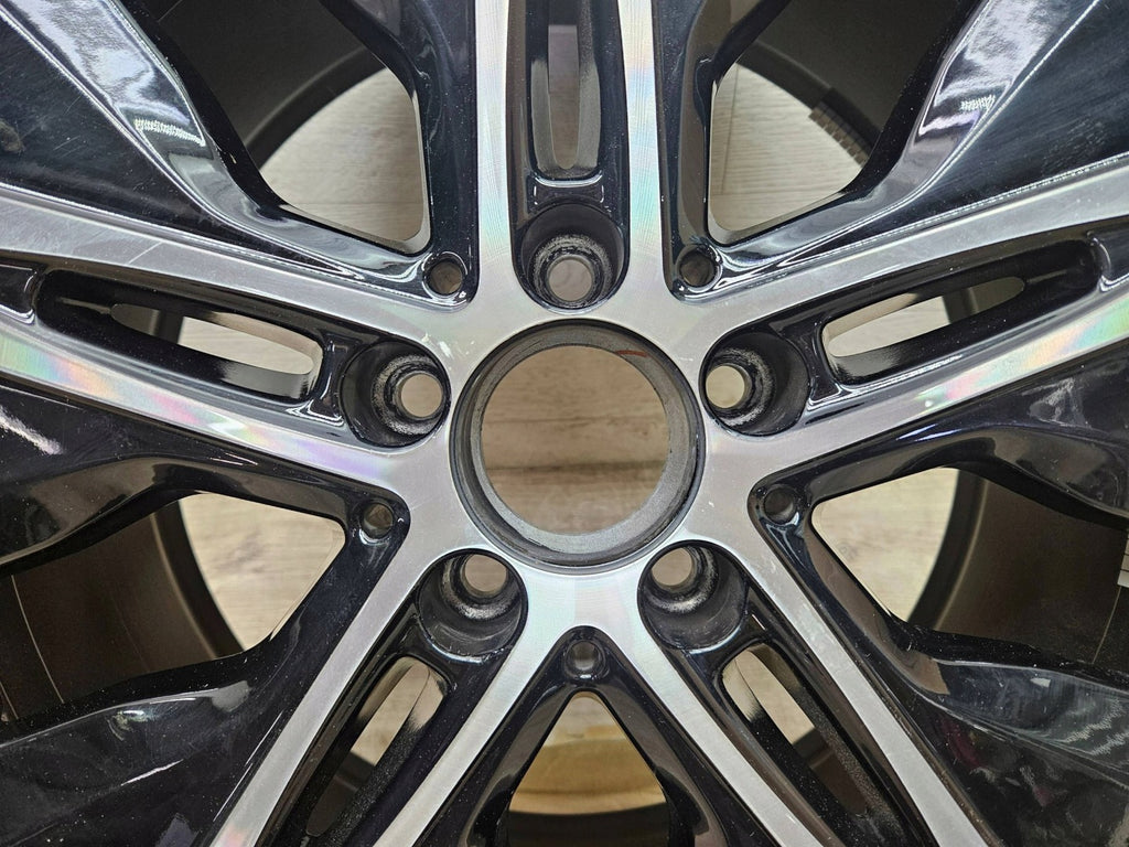 1x Alufelge 18 Zoll 8.5" 5x112 56ET Glanz Schwarz A2054018300 Mercedes-Benz W205 FEL7478537744hv