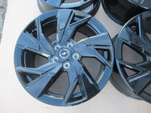 Load image into Gallery viewer, 4x Alufelge 17 Zoll 7.5" 5x108 44ET Glanz Schwarz 9843281580 Opel Astra L FEL8142736831ip