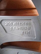 Load image into Gallery viewer, 1x Alufelge 15 Zoll 5.5" 5x100 40ET Glanz Silber 2G0601025BB VW Polo Rim Wheel FEL8481730691hd