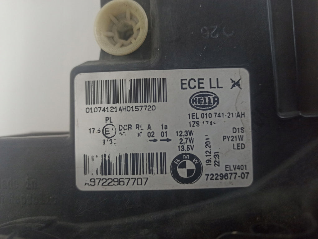 Frontscheinwerfer BMW 1 F21 F20 7229677-07 Xenon Links Scheinwerfer Headlight