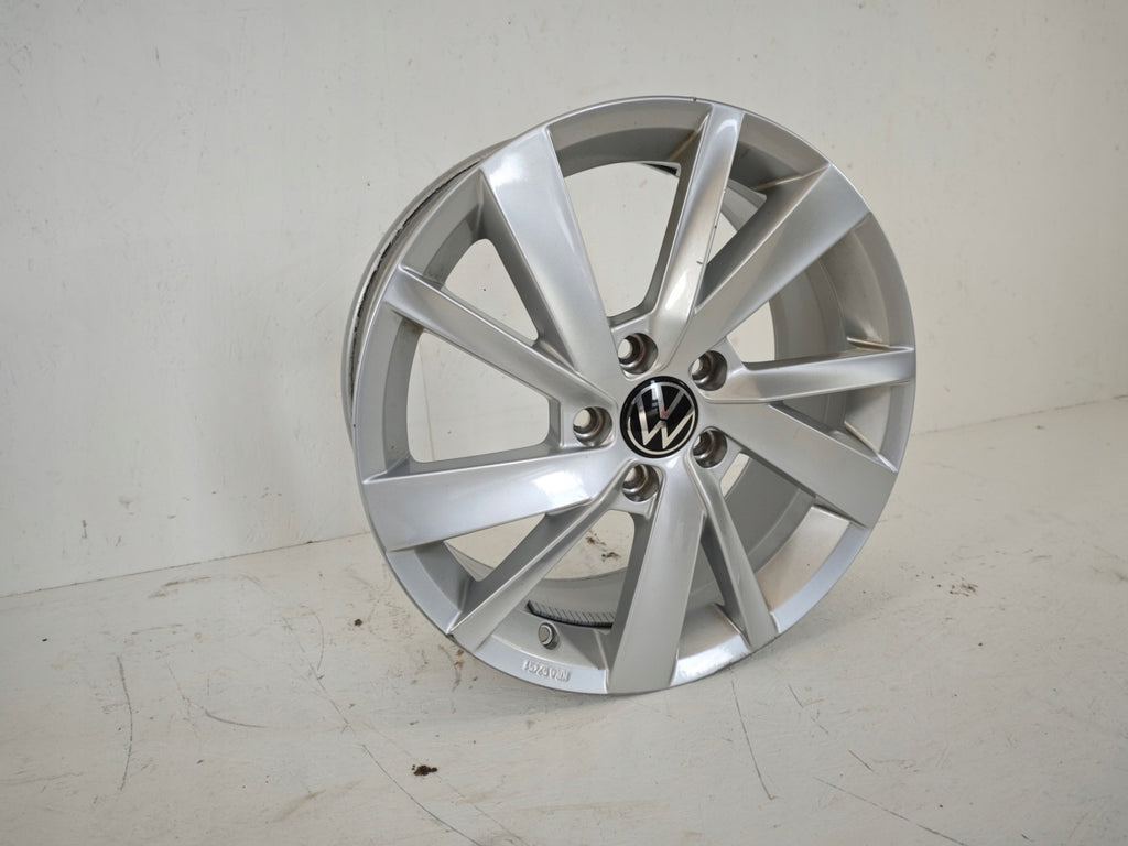 1x Alufelge 17 Zoll 6.5" 5x112 46ET Glanz Silber 5H0071497 VW I Rim Wheel FEL7386683545ft