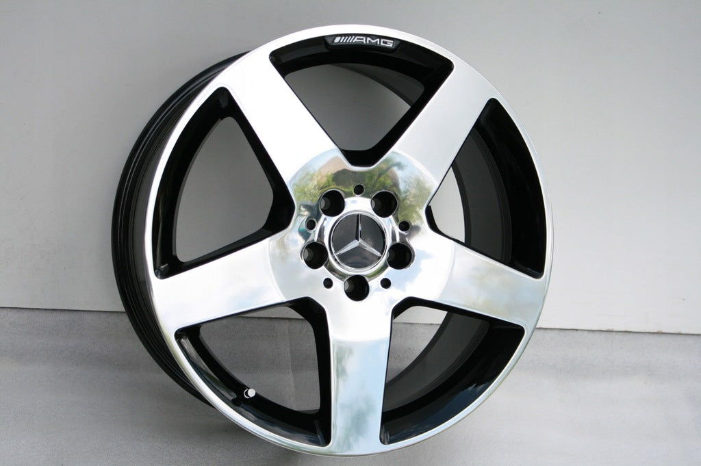 4x Alufelge 19 Zoll 8.5" 5x112 59ET Glanz Schwarz A1664011902 Mercedes-Benz Vito FEL9194814541zs