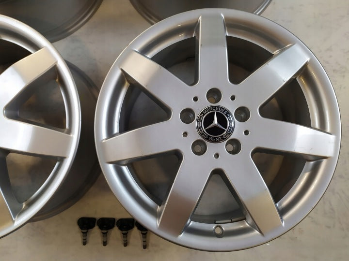 4x Alufelge 17 Zoll 7.5" 5x112 56ET A1644014502 Mercedes-Benz W164 Rim Wheel FEL5892085055rd