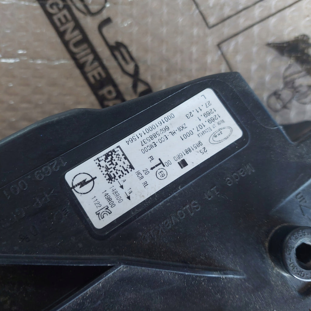 Frontscheinwerfer Opel Astra L Full LED Links Scheinwerfer Headlight SCH4149378082bz
