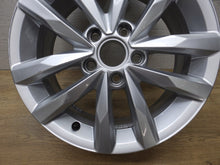 Load image into Gallery viewer, 1x Alufelge 16 Zoll 6.5&quot; 5x112 48ET Glanz Schwarz 5TA601025 VW Touran Rim Wheel