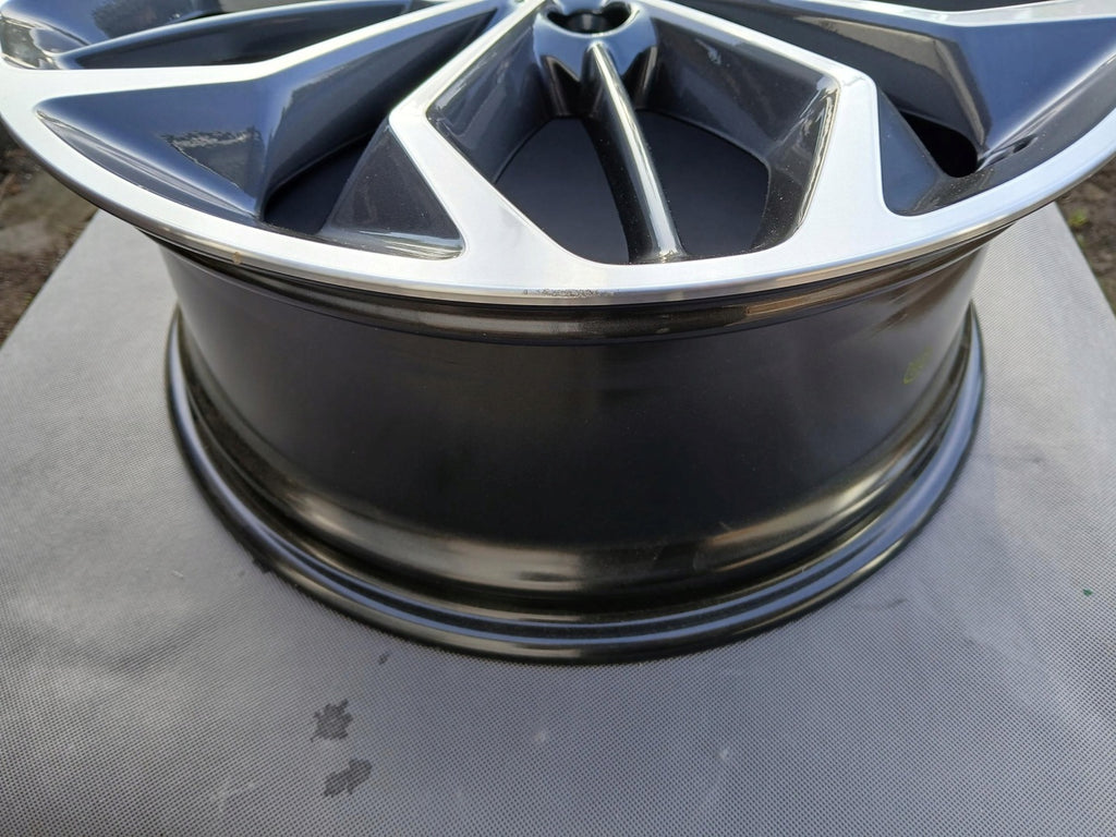 1x Alufelge 18 Zoll 8.0" 5x108 55ET Matt Schwarz JX7C-S1 Ford Focus Rim Wheel FEL4847949575rb