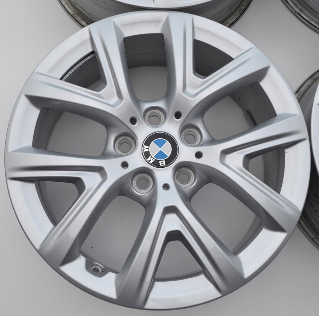 4x Alufelge 17 Zoll 6.0" 5x112 47ET Glanz Silber 6884815 BMW F44 F45 F46 FEL5827663409xe