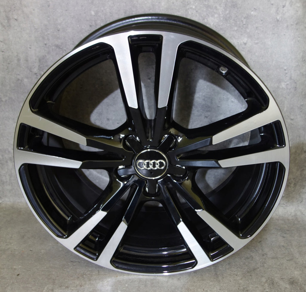 4x Alufelge 18 Zoll 8.0" 5x112 46ET Glanz Silber 8V0601025 Audi A3 Rim Wheel