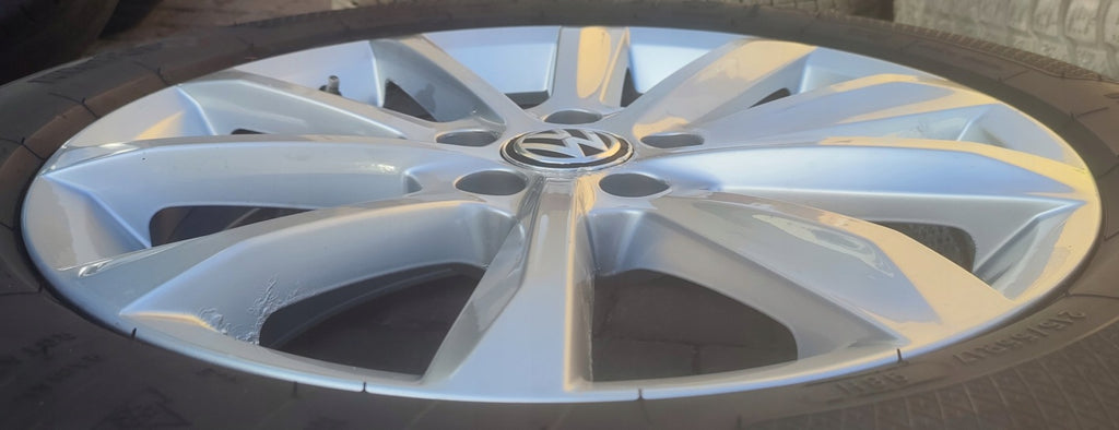 4x Alufelge 17 Zoll 6.5" 5x112 41ET Glanz Silber 3G0601025C VW Passat B8 FEL3742097945ul