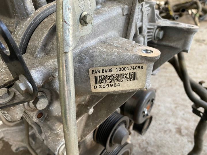 Motor Dacia Renault Clio I B II H4BB408 0.9 TCE 2016 Benzin Engine Unkomplett MOT7307709641fy