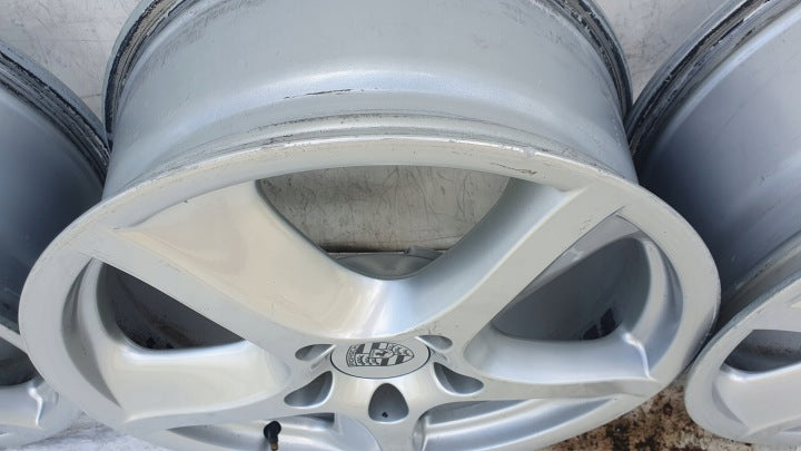 4x Alufelge 18 Zoll 8.0" 5x130 Porsche Rim Wheel FEL2291124169ws