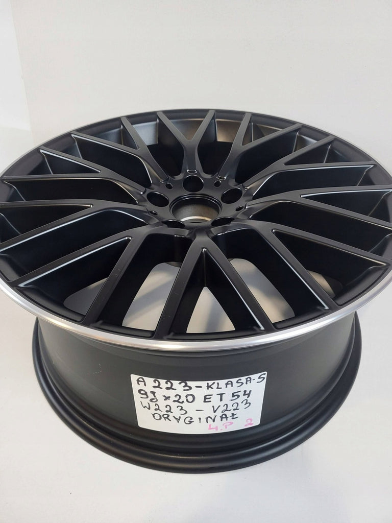 1x Alufelge 20 Zoll 9.0" 5x112 54ET A2234013800 Mercedes-Benz W223 Rim Wheel FEL6123492491bv
