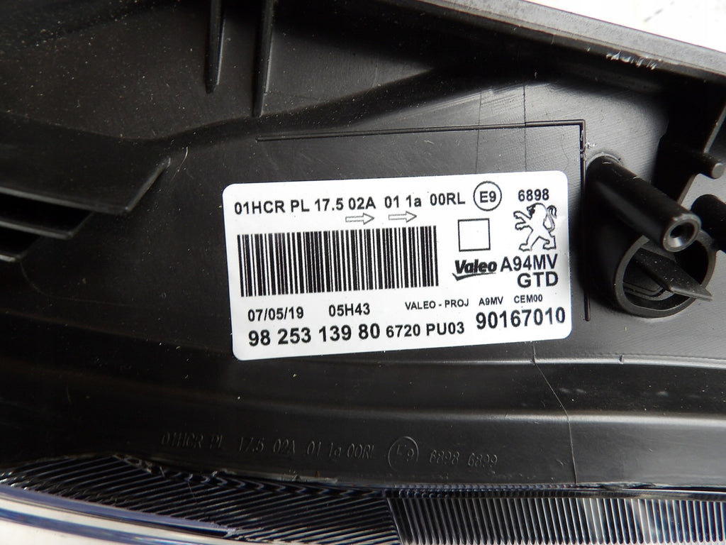 Frontscheinwerfer Peugeot 2008 9825313980 90167010 Links Scheinwerfer Headlight