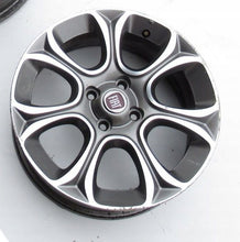 Laden Sie das Bild in den Galerie-Viewer, 1x Alufelge 16 Zoll 6.0&quot; 4x100 45ET Matt Schwarz 51842693 Fiat Punto Evo Grande